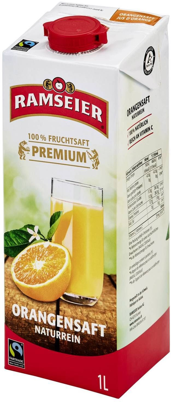 Ramseier Orangensaft Tetra Prisma Square 4er