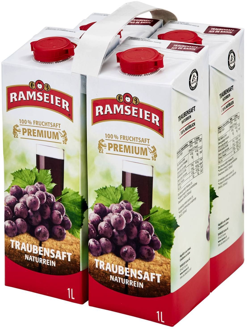 Ramseier Traubensaft Prisma Square 4er