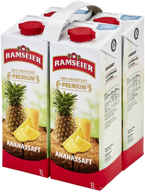 Ramseier Ananassaft 4er Tetra