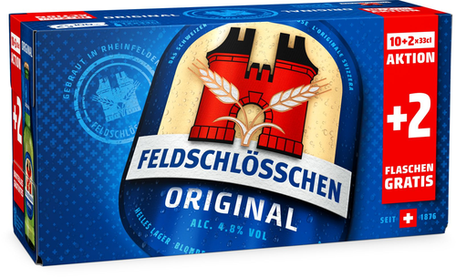 Feldschlösschen Lager 10+2 Gratis EW 396 cl