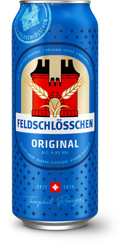 Feldschlösschen Lager Dosen 4x6er