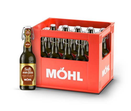 Möhl Saft vom Fass trüeb Bügel