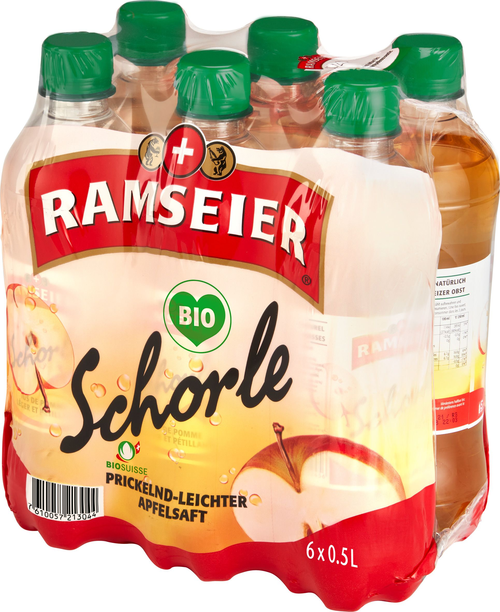Ramseier Bio Apfelschorle 1x6er Pet