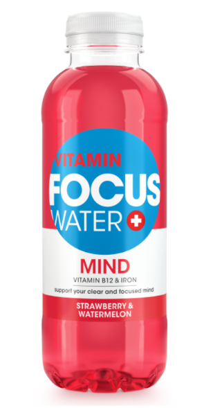 Focuswater Mind Erdbeere Wassermelone 4x6er PET