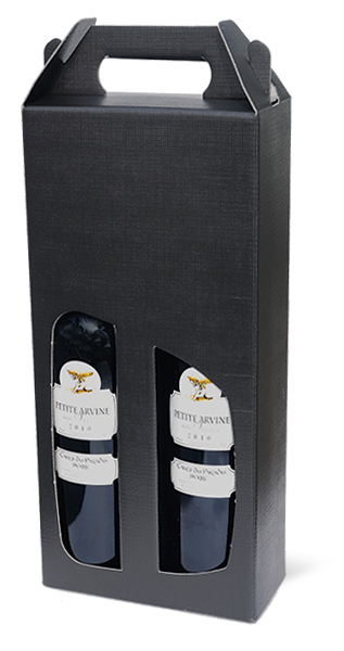 Geschenkträger 2er Schwarz