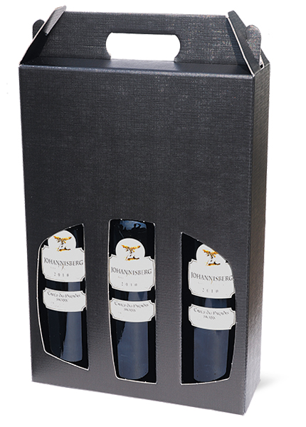 Geschenkträger 3er Schwarz