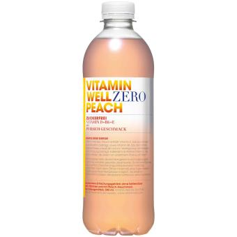 Vitamin Well Zero Pfirsich EW Pet