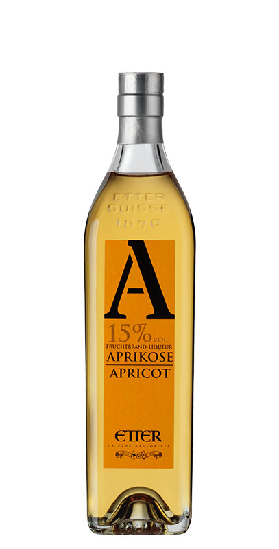 Etter Aprikose Fruchtbrand-Liqueur
