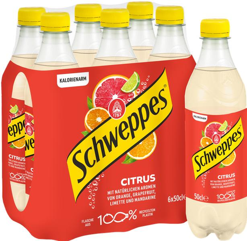 Schweppes Citrus/Agrumes Pet 4x6er