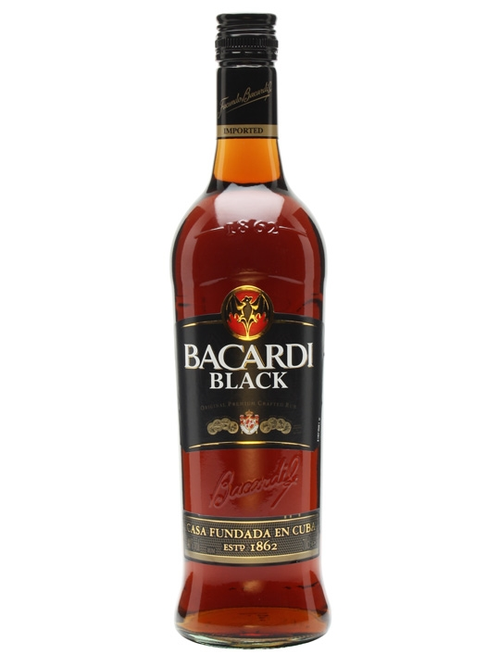 Rum Bacardi Carta Negra (Schwarz)