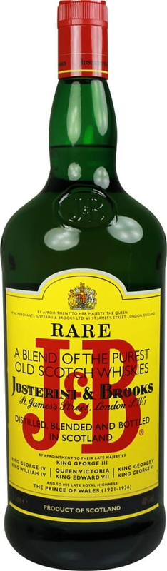 Whisky J+B Rare Scotch Magnum 6er