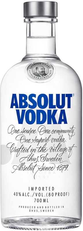 Wodka Absolut blue