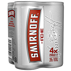 Wodka Smirnoff Ice Dosen 4er