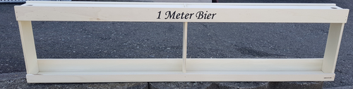 Holzgestell für 1 Meter Bier