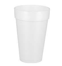 Styroporbecher  (Stange à 25 Stk.)