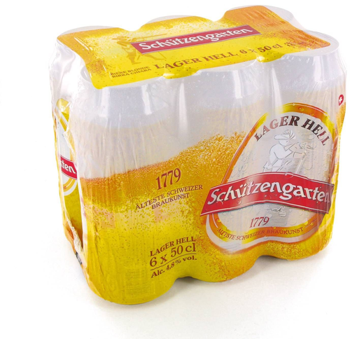 Schützengarten Lager Hell Dosen 4x6er