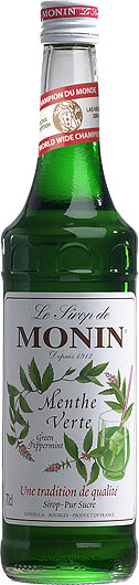 Sirup Monin Minze Grün