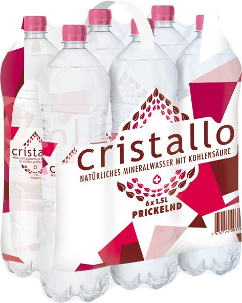 Cristallo rot Pet Schrumpfpackung