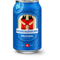 Feldschlösschen Lager Dosen 4X6er