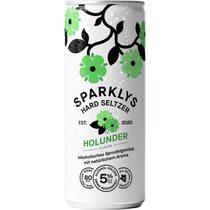 Sparklys Hard Seltzer Holunderblüte