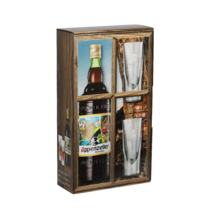 Appenzeller Alpenbitter Eugster + 2 Longdrinkgläser