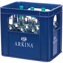 Arkina wenig Co2 grün Glas