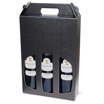 Geschenkträger 3er Schwarz