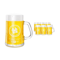 Bierhumpen Henkellglas Feldschlösschen Neu